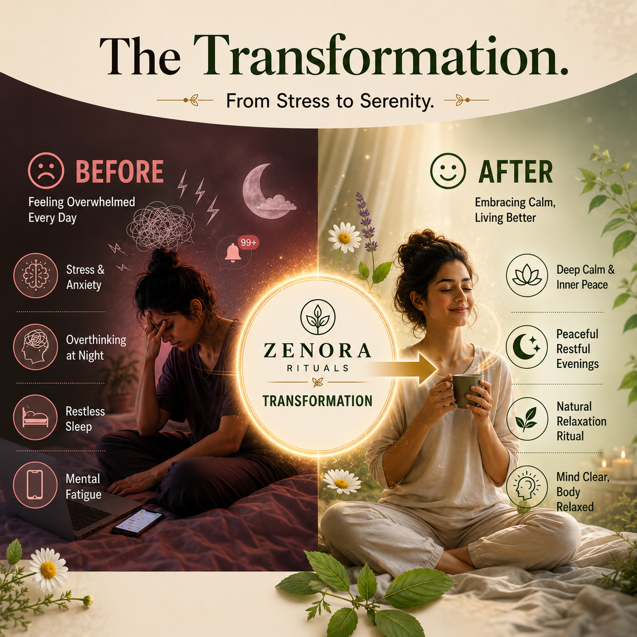 Zenora Ananda - Deep Sleep & Cortisol Balance Tea