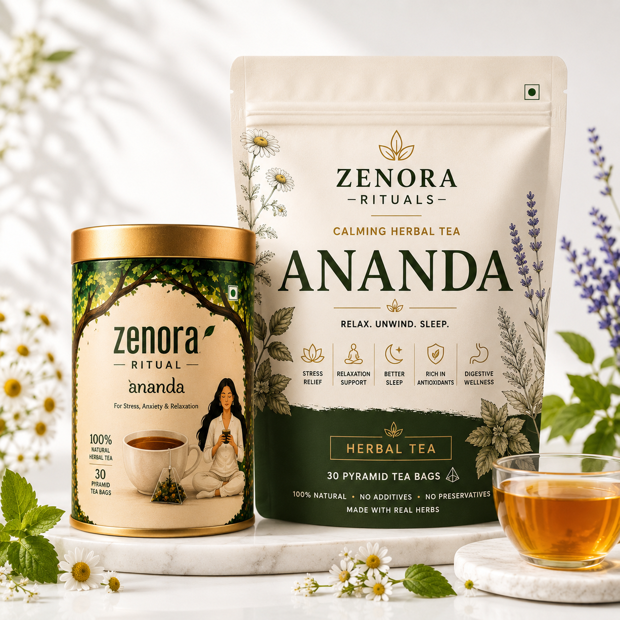 Zenora Ananda - Deep Sleep & Cortisol Balance Tea